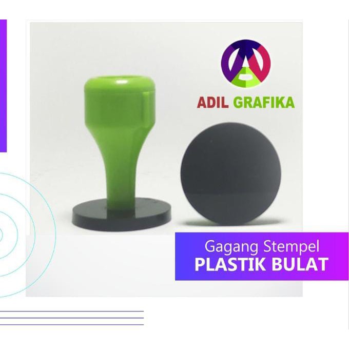 

Gagang Stempel Plastik - Bulat