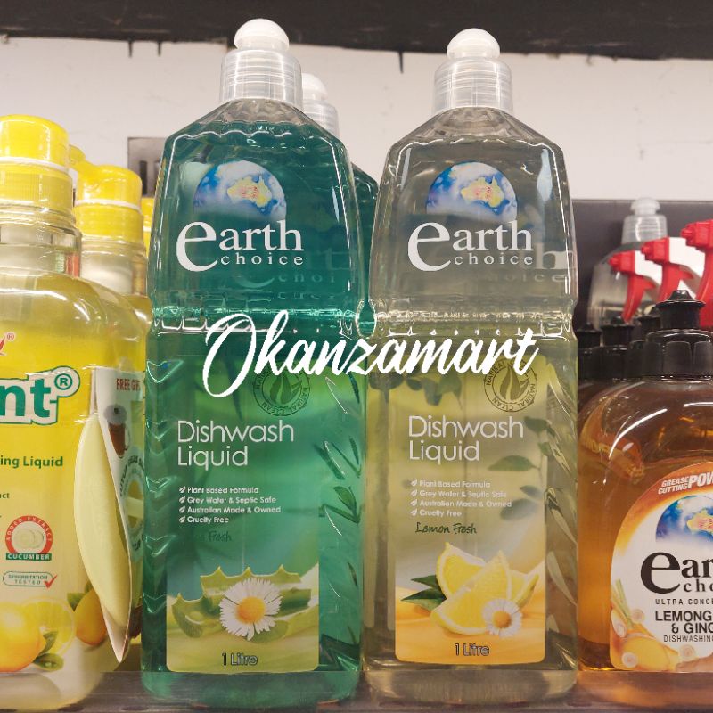 Earth Choice Dishwash Liquid Aloe | Lemon 1L