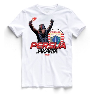 Jual Baju Kaos Distro Pria Keren Persija The Jakmania Warna Putih