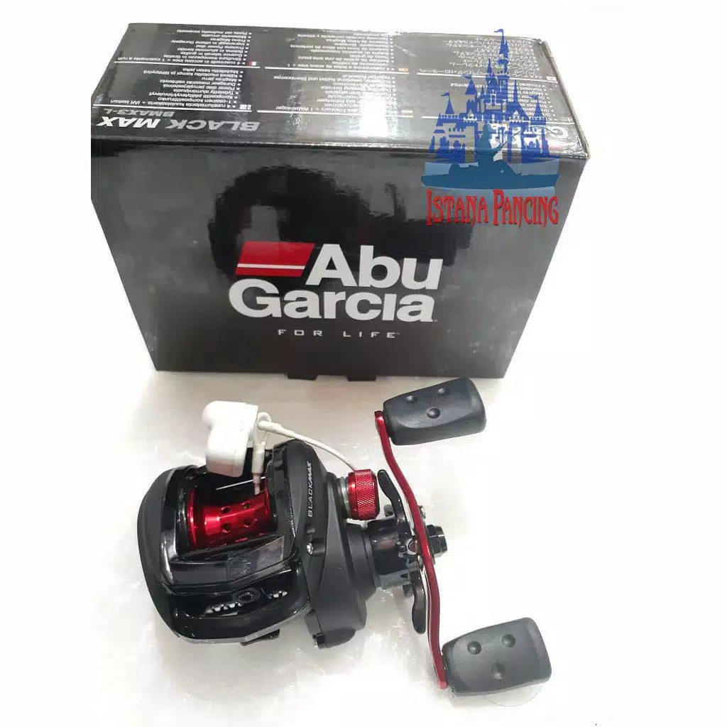 REEL BC ABU GARCIA BLACK MAX BMAX3-L BAIT CASTING REL PUTARAN JORAN PANCING