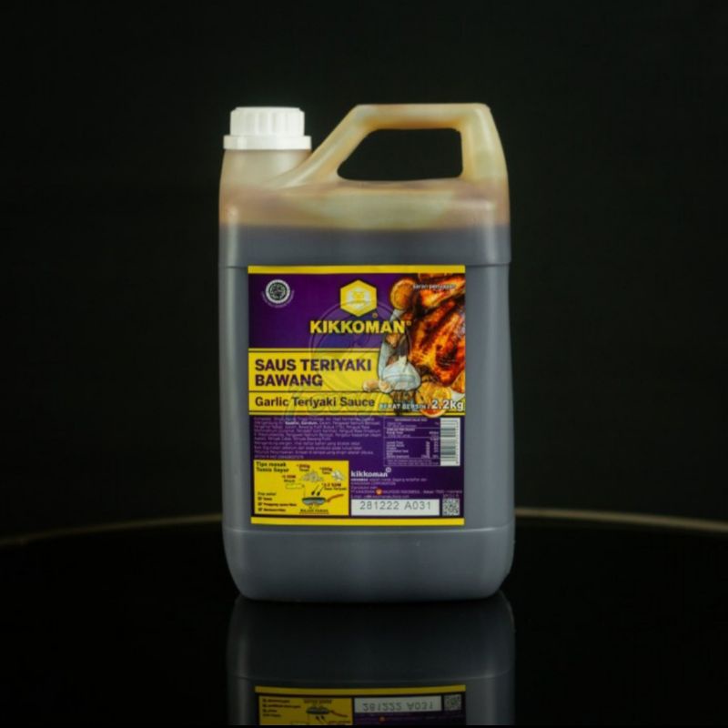 

Kikkoman Garlic Teriyaki Sauce - Saus Teriyaki Bawang Halal 2,2Kg