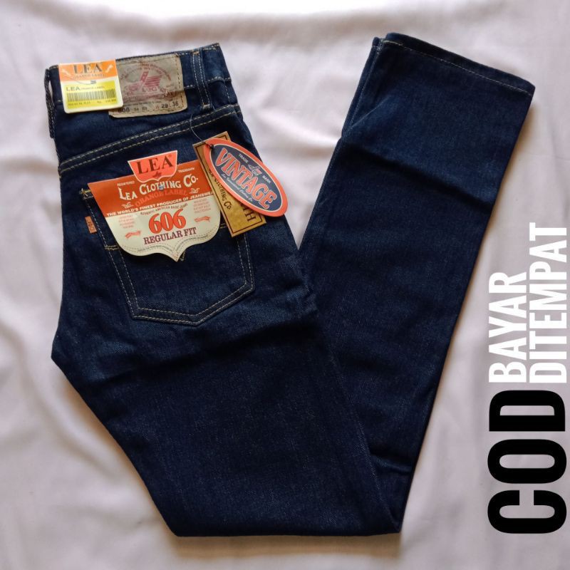 CELANA PANJANG JEANS STANDAR | MURAH | DENIM Mrek Lea 6o6