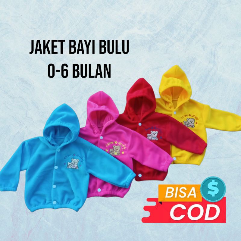 jaket bayi bulu 0_6 bulan