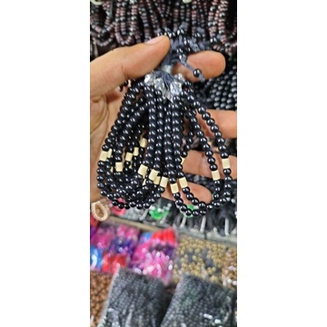perlusin gelang tasbih 33 butir/gelang limbat hitam gelang tangan pria wanita
