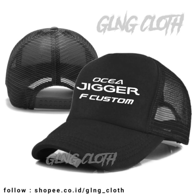 Topi Ocea Jigger F Custom Trucker Jaring - Topi Shimano Ocean Jigger F Custom - Topi Mancing