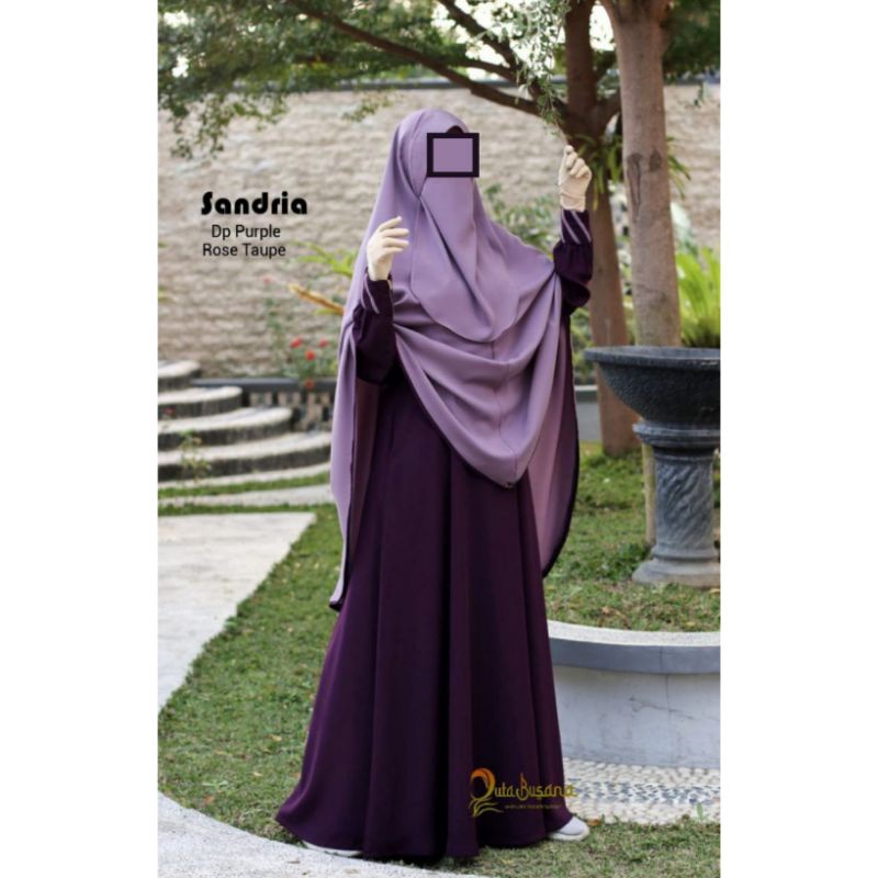 (LD 120) GAMIS JUMBO SANDRIA BY DUTA BUSANA