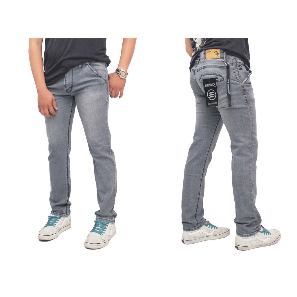 Celana jeans model bobok pria / celana jeans panjang pria model slimfit