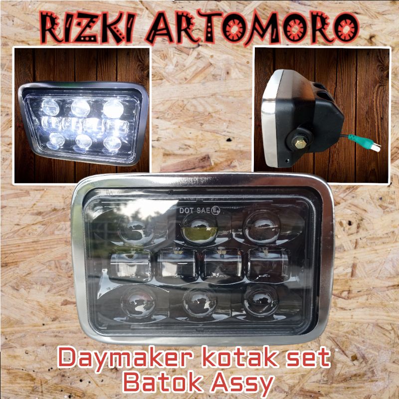 lampu depan daymaker set batok PNP GL 100 GL -pro GL max Honda Win RX king