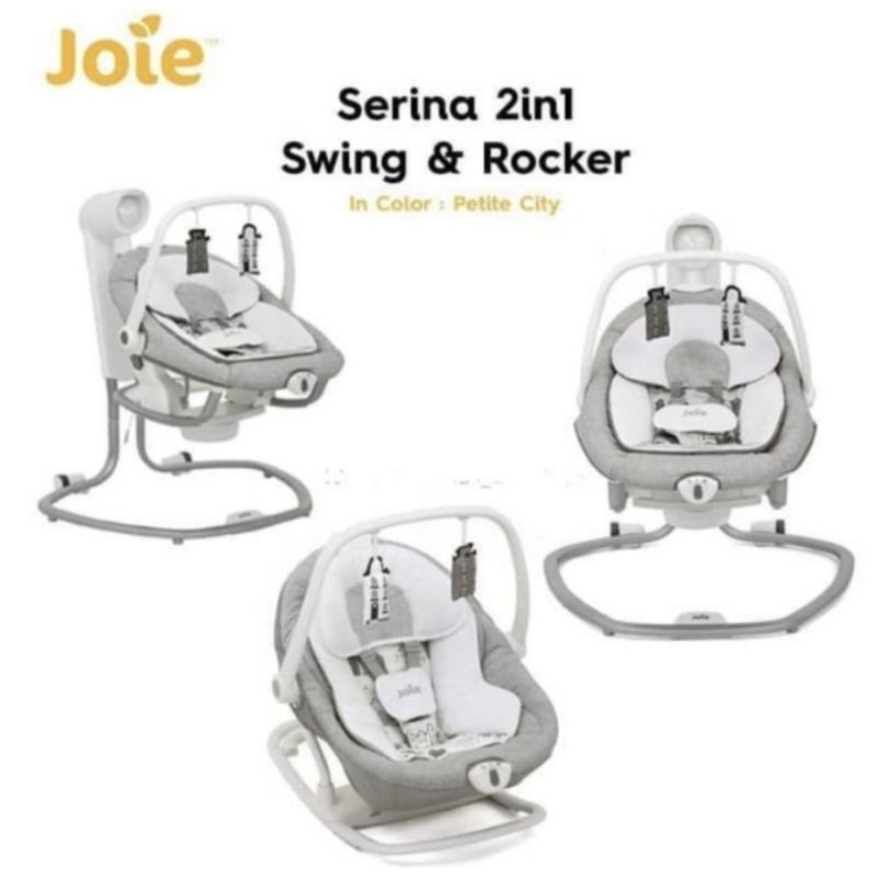 Swing joie serina 2in1/Baby swing joie meet serina otomatis / ayunan bayi joie serina 2 in 1