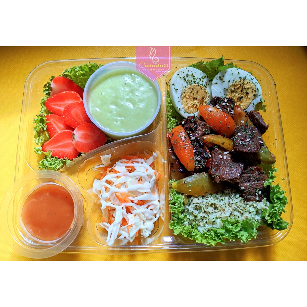 

Catering Diet Keto/Ketogenic Paket Mingguan 5 Hari Lunch & Dinner