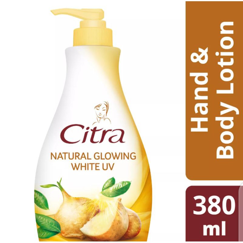 Citra Hand Body Lotion Glowing White UV - 380ml