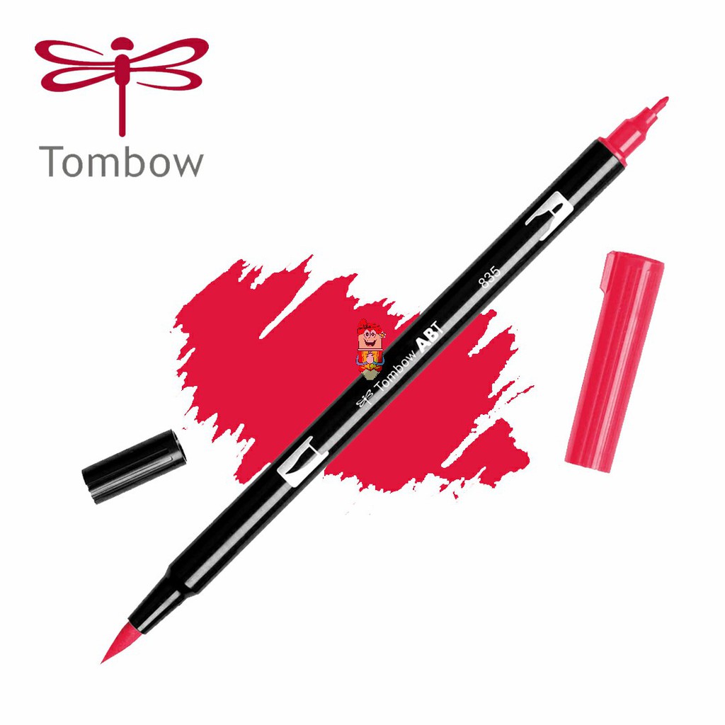 

Dual brush pen Tombow Art Marker ABT 835 Persimmon