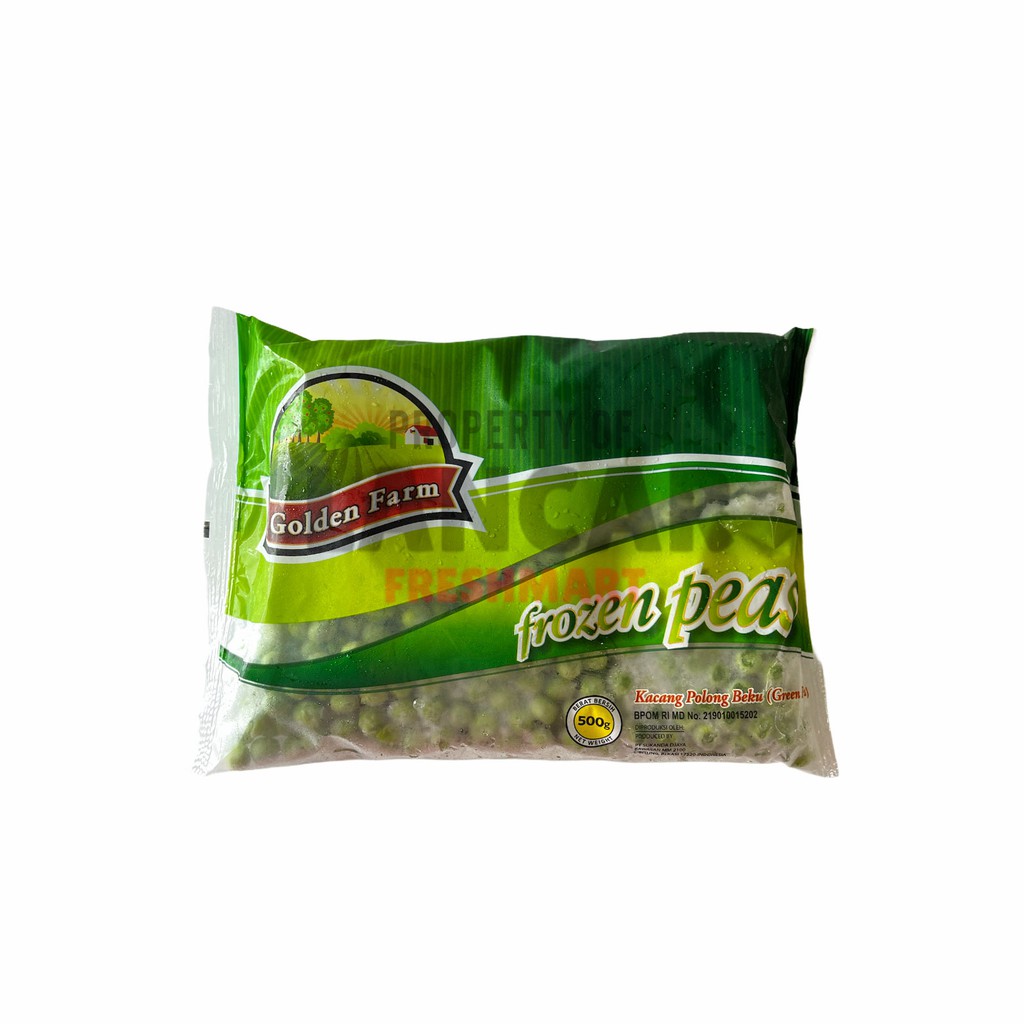 GOLDEN FARM KACANG POLONG 500GR-1000GR / FROZEN PEAS 500GR-1000GR