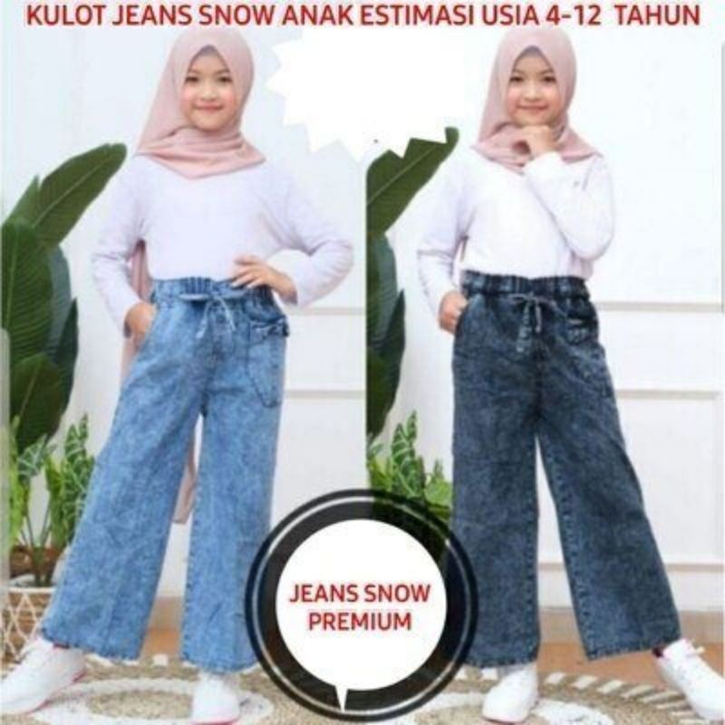 KULOT JEANS RAWIS WANITA // KULOT RAWIS ANAK PEREMPUAN