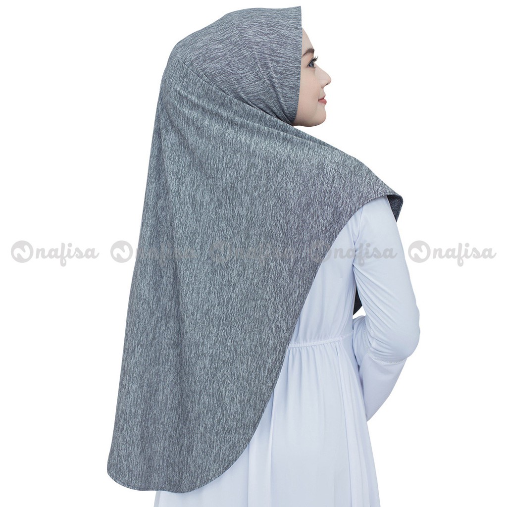 COD..Jilbab Nafisa AYANA | Hijab Instan Non PET | Kerudung Instan Motif Spandek Misty