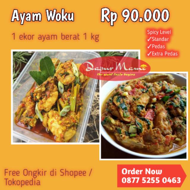 

Ayam woku 1 ekor