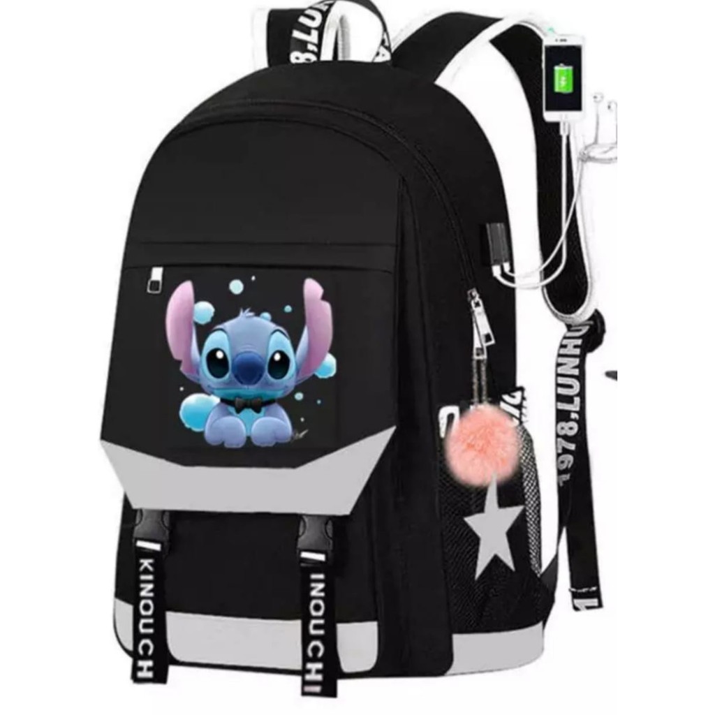 TAS RANSEL ANAK PEREMPUAN / LAKI-LAKI MOTIF STICH / TAS RANSEL ANAK / TAS RANSEL MURAH