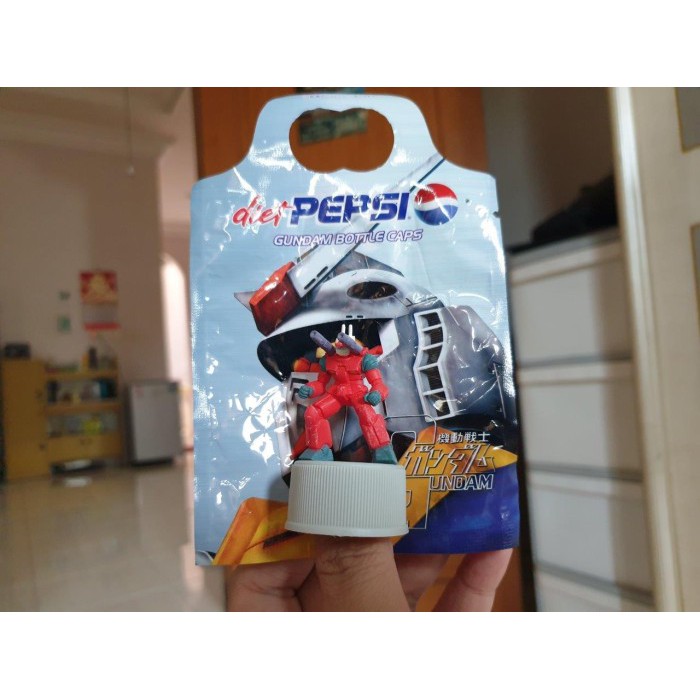 MINI FIGURE GUNDAM PEPSI BOTTLECAP GUNCANNON ORI MURAH