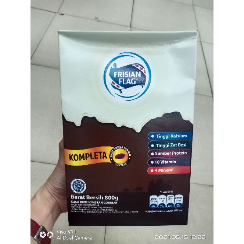 

Frisian Flag Kompleta 800gr coklat - susu bubuk instant - susu bendera