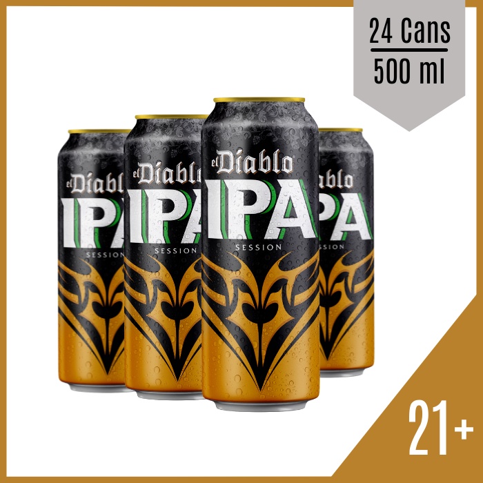 El Diablo IPA Beer 500 ml / India Pale Ale ( 24 Can / 24 Kaleng )