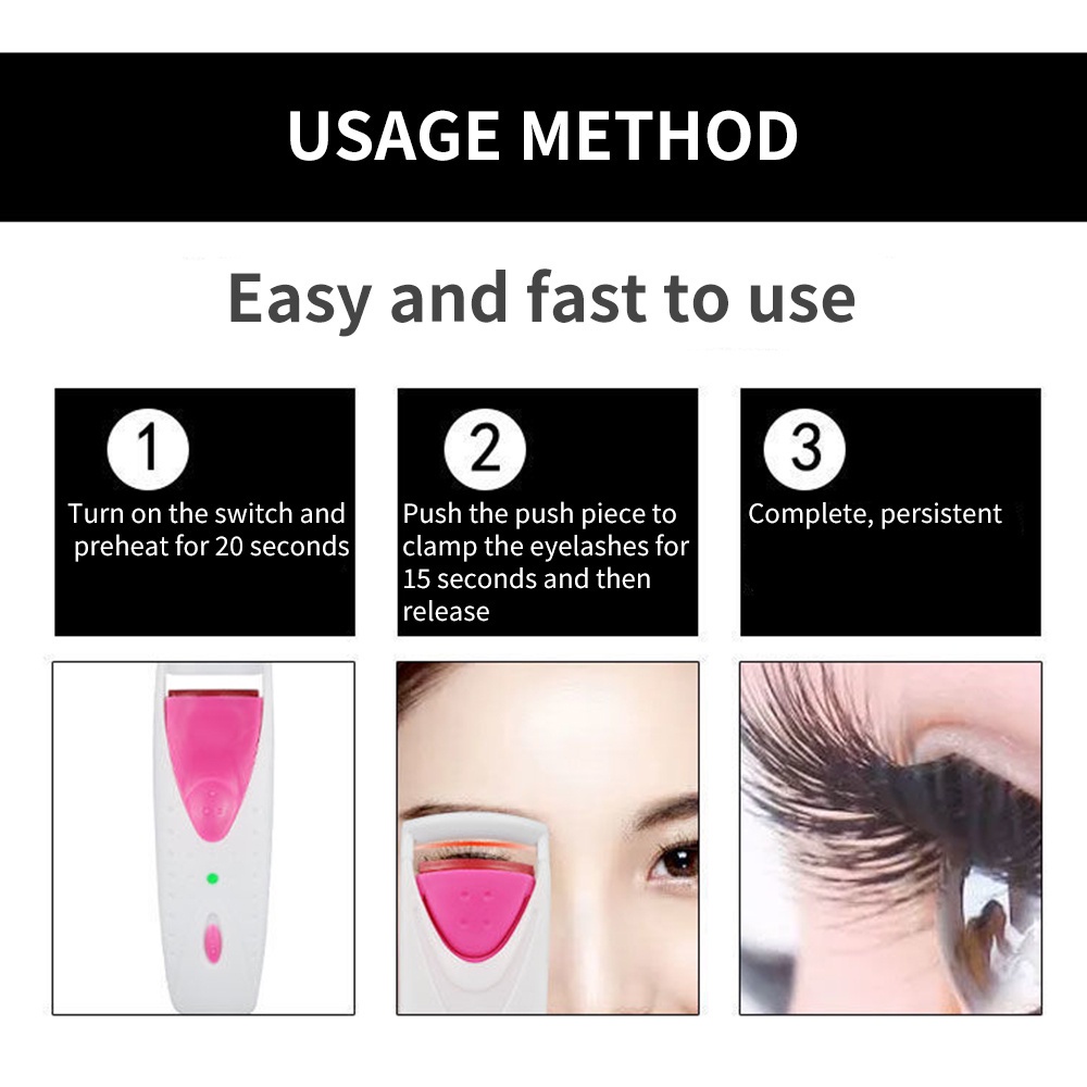 Penjepit Bulu Mata Listrik Tahan Lama Untuk Alat Makeup