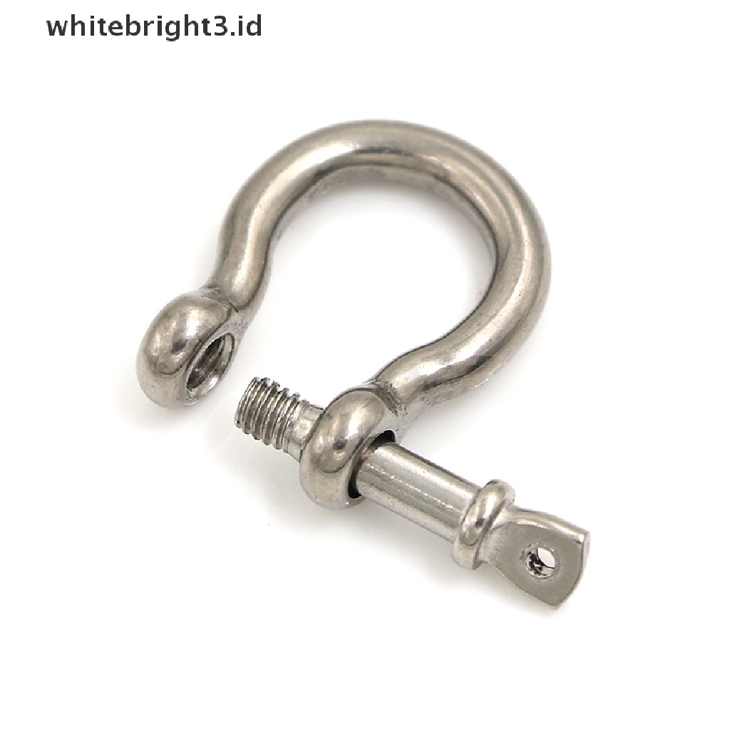 (whitebright3.id) 5pcs m4 304 Sekrup stainless steel Untuk Memasukkan Tali Busur