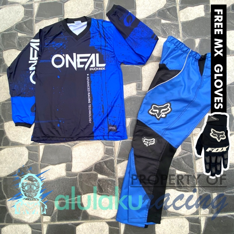 Jersey &amp; Celana MX Trail Motocross - Paket Bundling ONCT0607-F41