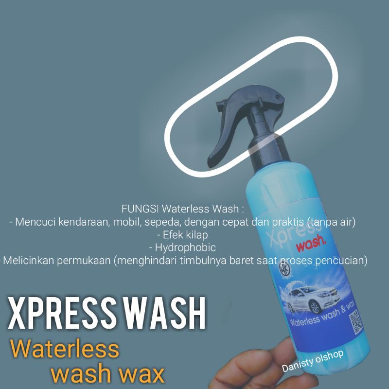 waterless xpresswash cuci mobil tanpa air 250 cuci mobil, motor, cuci sepeda