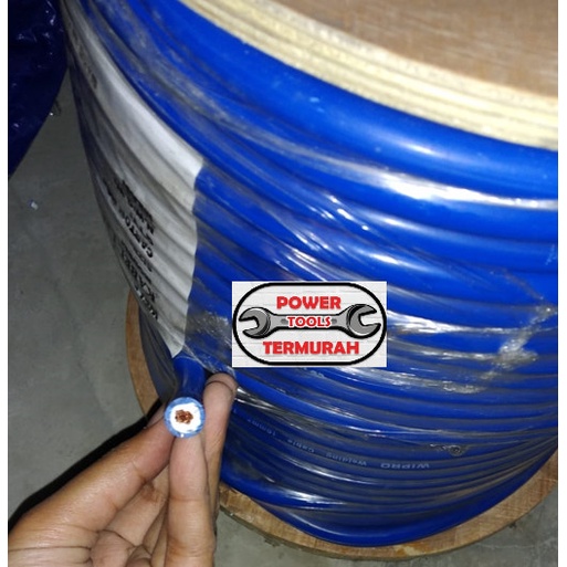 Kabel Las 16mm WIPRO Full Tembaga CU Copper 16 mm Biru Welding Cable