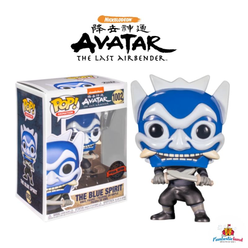 Original Funko POP Animation Avatar The Last Airbender - Zuko The Blue Spirit (EXCLUSIVE) #1002