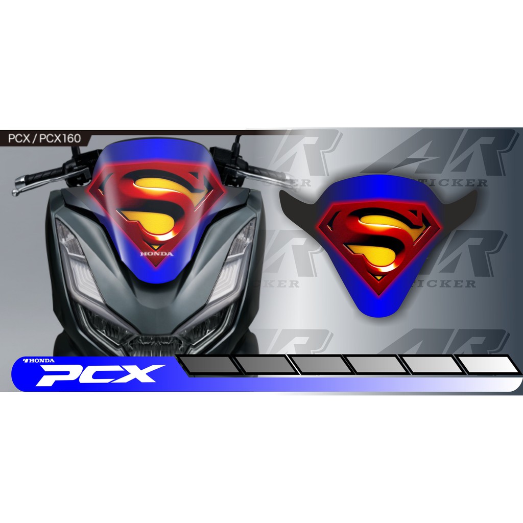 STICKER VISOR NEW PCX 160 cc