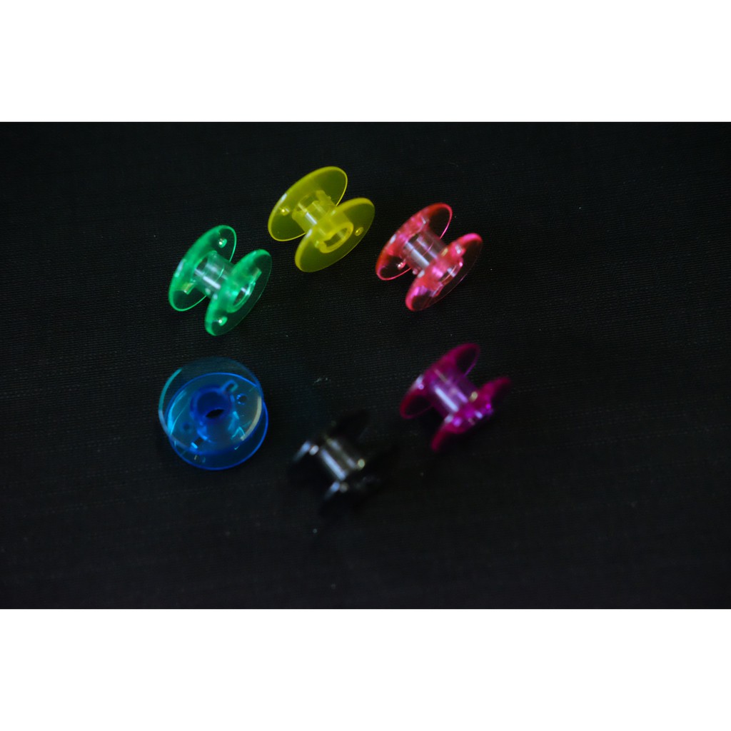 Bobbin/Spool/ SPUL WARNA WARNI Plastik (Mesin Jahit Portable)