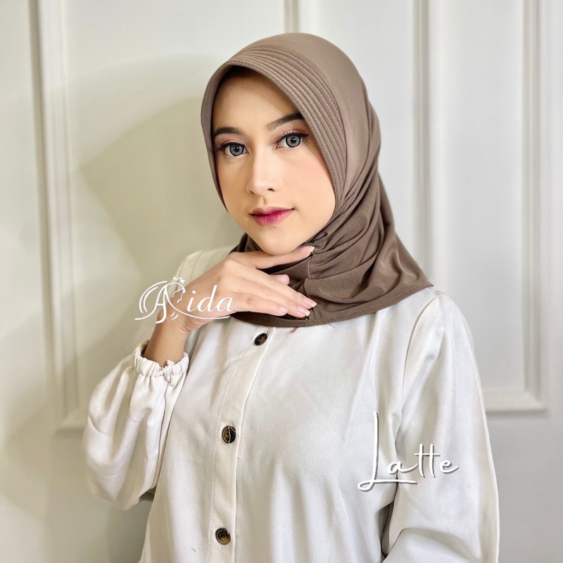 Hijab Sport Volly Premium-Latte