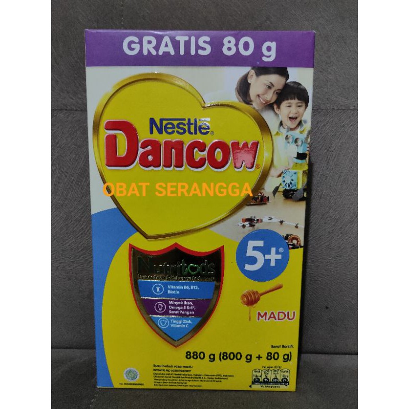 DANCOW 5 + 5+ MADU Box 800 gram 800gram gr susu formula nestle plus