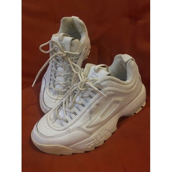 FILA Disruptor White Preloved