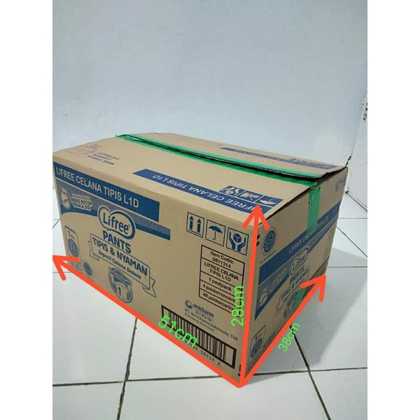 

KARDUS BEKAS LIFREE BESAR BUAT PACKING PINDAHAN.