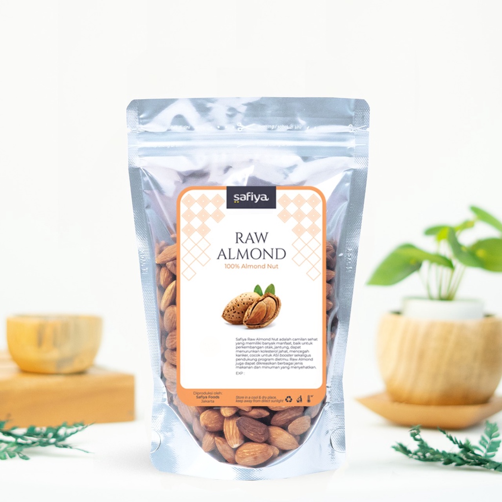 Roasted Almond Kupas 250 Gram | Kacang Almond Kupas Panggang Premium