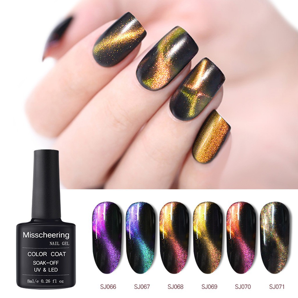 Shiny Polish 5d Nail Gel Magnet Magic Cat Eye Gel Nail Art Soak
