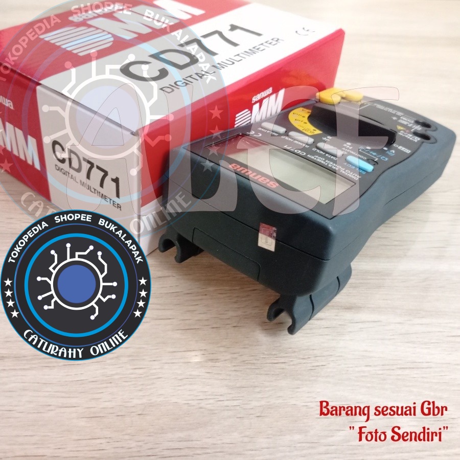 multitester avometer digital sanwa CD771 avo meter CD 771