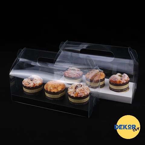 BOX CUPCAKE Box Muffin Box Kue Ulang Tahun Packaging Kue Box Mika Kue