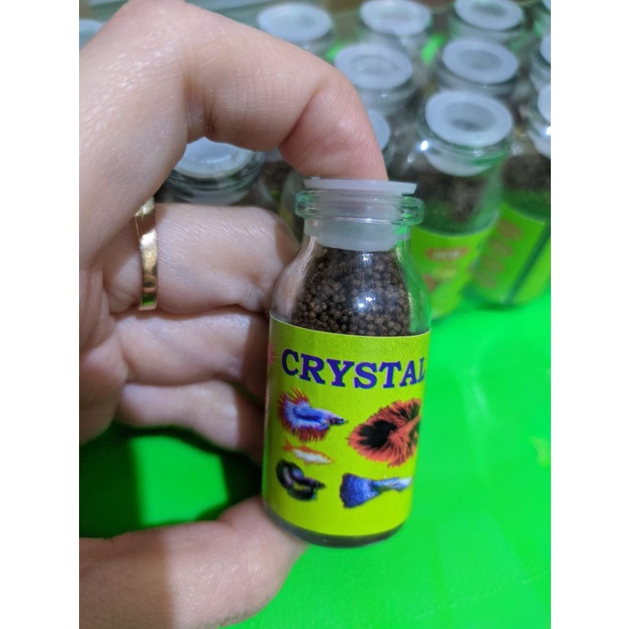 Pelet Ikan Cupang Makanan Ikan Kecil Crystal Tropical Pelet Ikan Hias Koki Koi