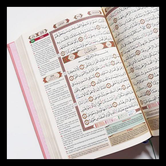 Buku Religi/Buku Spiritual Al-Quran Serimpu Zanym Rose A5