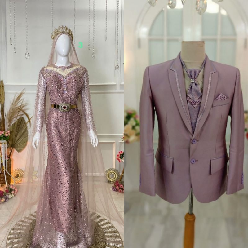 KAPLE GAUN PENGANTEN BALERO JUBAH DAN JAS PREMIUM