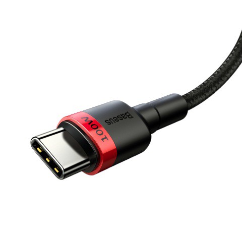 Data Cable Type-C to Type-C 2M Baseus Cafule PD 2.0 100W Flash Charging Type-C to Type-C 2M