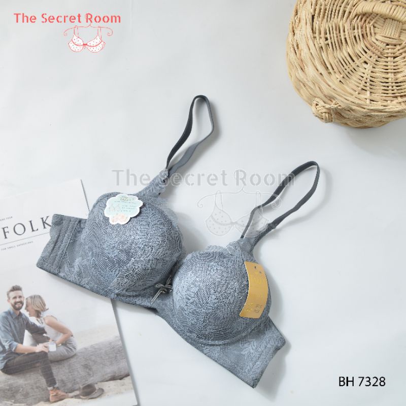 TALLY BRA BH 7328 | CUP B BESAR | BUSA TIPIS | ADA KAWAT | BAHAN RENDA | SIZE 34-38