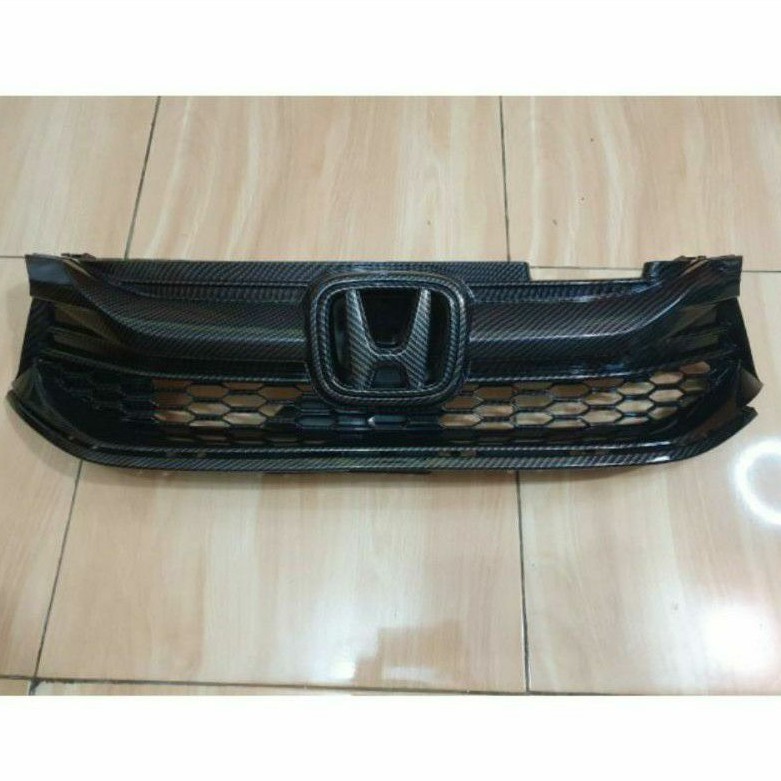 Grill Bumper Depan Honda New Brio Satya RS 2018-2020 Carbon