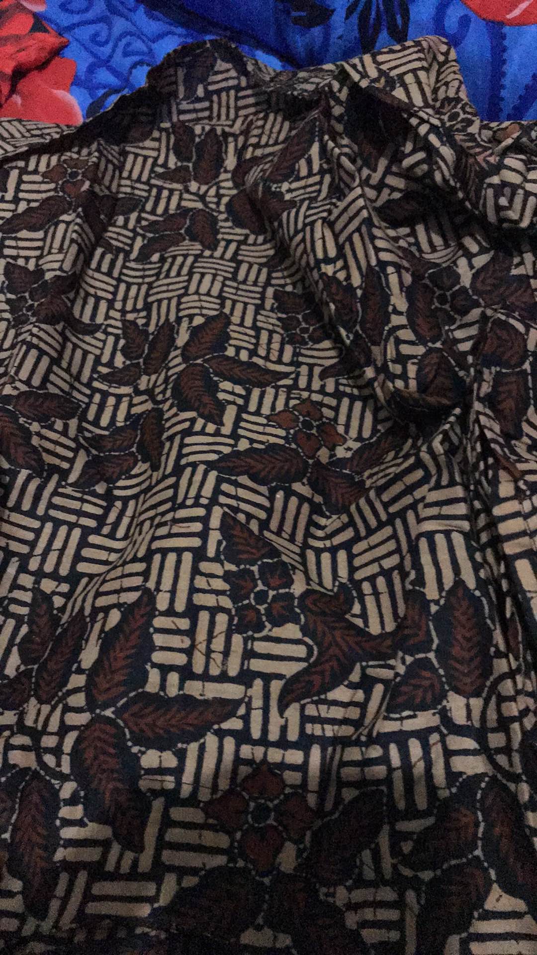 Blouse Atasan Batik Wanita Lengan Trompet 7/8- S-m-l-xl-xxl-3l-4l-5l