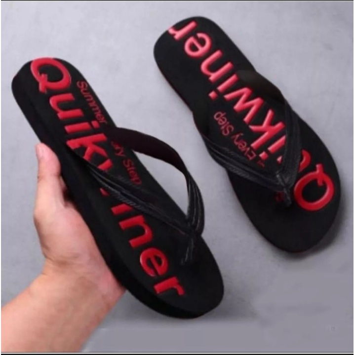 SANDAL JEPIT PRIA DISTRO FULL HITAM