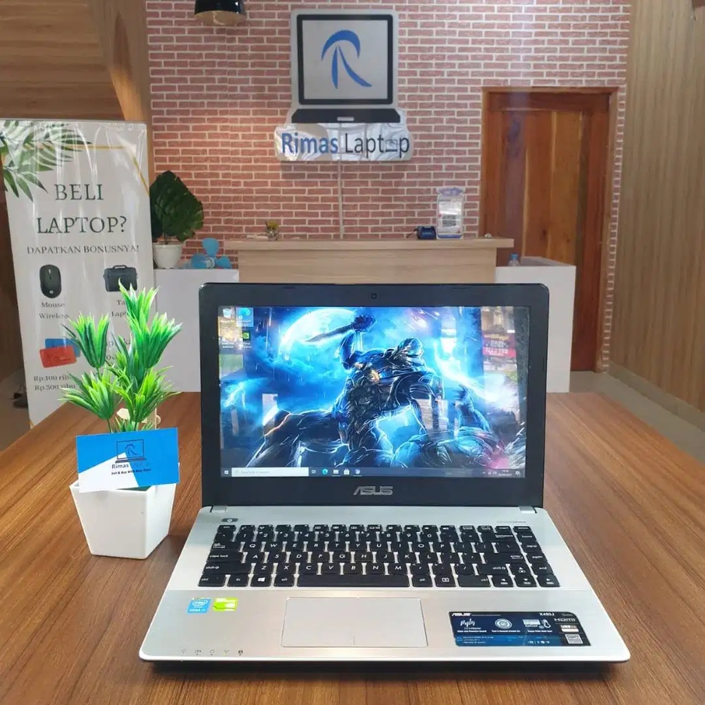 Laptop  asus i7 NVIDIA ram 8GB HDD 1TB BEKAS SECOND