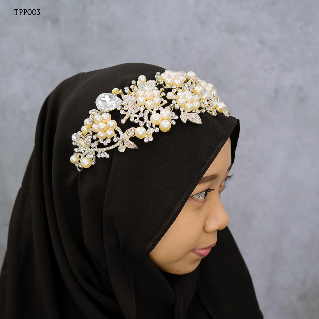 [SIAP KIRIM] ACCESORIES WEDDING PARTY HIJABERS FLOWER MUTIARA TPP003